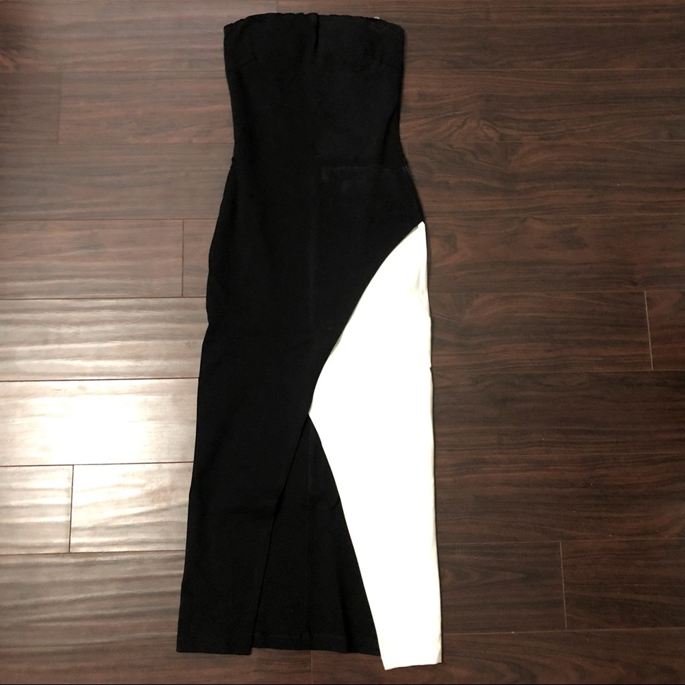 Strapless Bandage Evening Dress